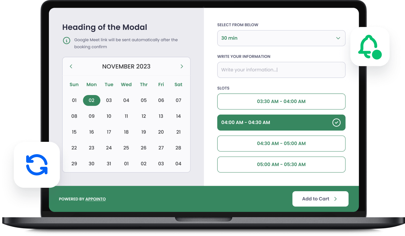 Appointo - Online Appointment Scheduling Software - Macbook Ssd Appointment Scheduling